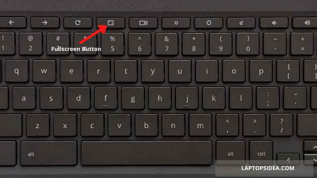 full screen button chromebook