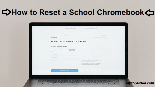 how to reset a school Chromebook